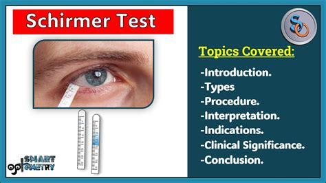 shrumers tear test|schirmer's eye test tolerance.